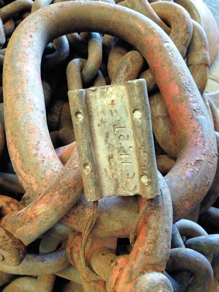 2 Units - Double Chain Slings, 20' L, 11.2-ton Capacity)